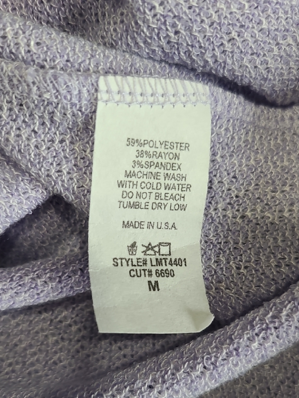 Lovely Melody Lavender Knit Hooded Top NWT - Picture 7 of 7